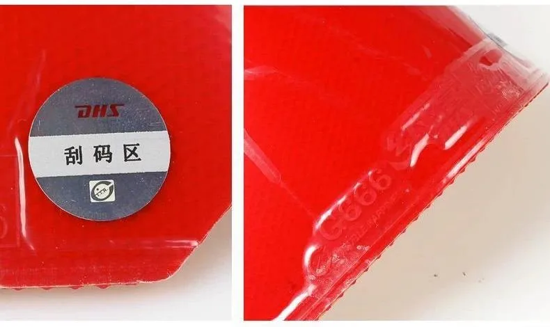 G666 – table tennis rubber detail